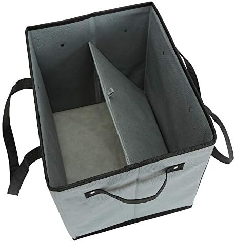 Foraineam Reusable Grocery Bags Set Durable Heavy Duty Tote Bag Collapsible Grocery Shopping Box Bag with Reinforced Bottom