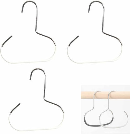 Maximize Closet Space with Versatile Storage, Hat Hangers for Closet, Hat Organizer, Multi-Functional Organizer Space Saving for Hats, Ties, Scarves, Delicate Fabrics (3pcs*White)