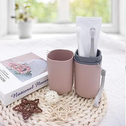 Travel Toothbrush Case, Toothbrush Holder Travel Case Portable Toothbrush Travel Container for Bathroom Travel School Business Camping Toothbrush Case for Traveling
