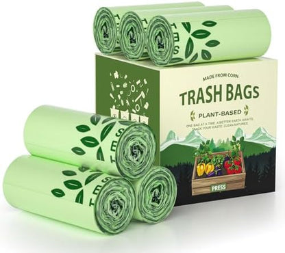 AYOTEE 150 Bags Compostable Trash Bags 3 Gallon Trash Bag, Compostable Bags