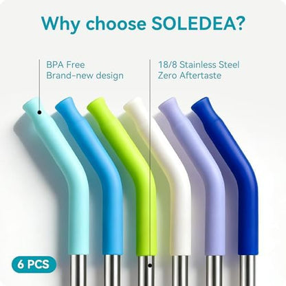 40 oz Straight Metal Straws for 40 oz Stanley Tumbler