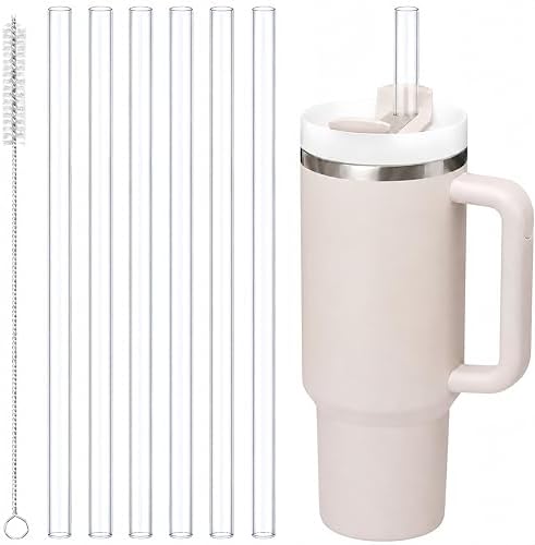 Joshey Replacement Straws for Stanley Quencher 30oz Tumbler, 6 Pack