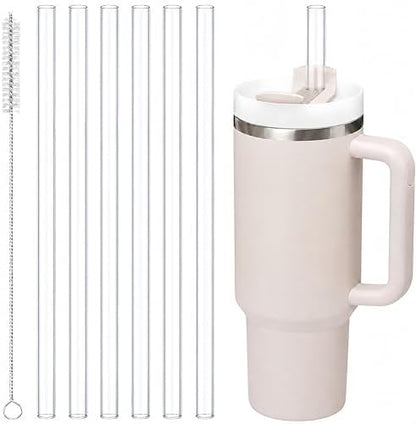 Joshey Replacement Straws for Stanley Quencher 30oz Tumbler, 6 Pack