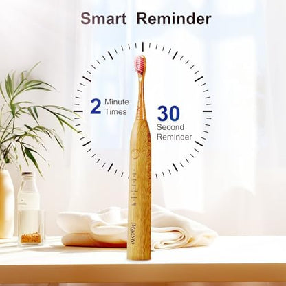 Electric Bamboo Toothbrush Sonic Toothbrush