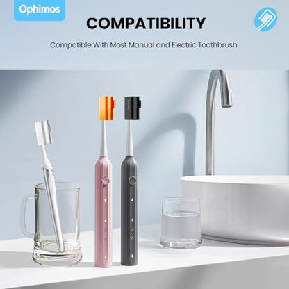 Aluminum Toothbrush Cover Cap,Travel Toothbrush Protector Case