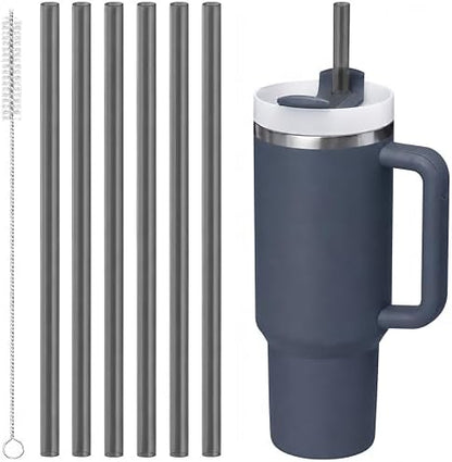 Joshey Replacement Straws for Stanley Quencher 30oz Tumbler, 6 Pack