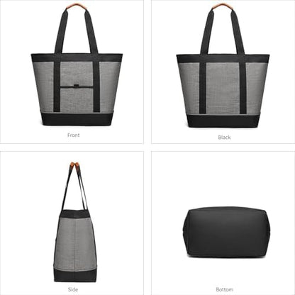 Insulated Cooler Bag Reusable Grocery Tote Bags Transport Large Lunch Box for Women