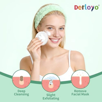 100-Count Compressed Facial Sponge, White