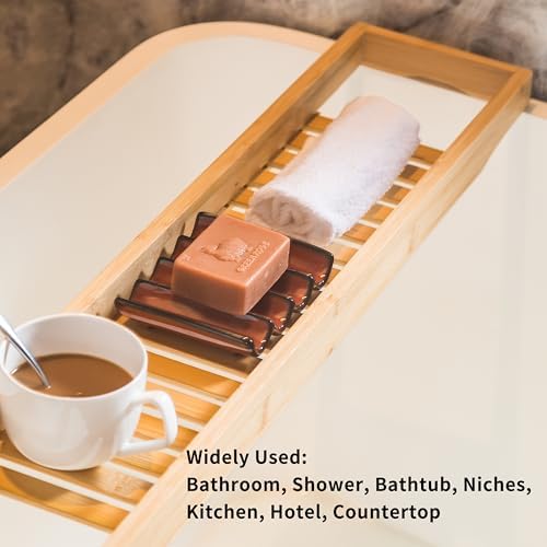 Bathroom Soap Dish for Shower, Bar Soap Holder with Drainage