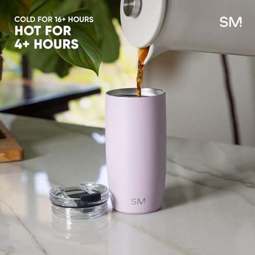Simple Modern Travel Coffee Mug with Lid | 12oz | Blue