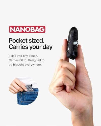 Nanobag Standard 19L Tote Foldable Packable Reusable Grocery Shopping Bag