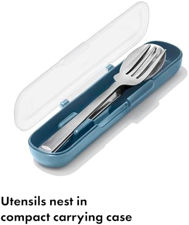 OXO Good Grips Prep and Go Utensils With Case - Ocean Blue