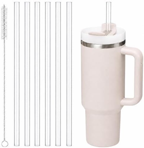 Joshey Replacement Straws for Stanley Quencher 40oz Tumbler, 6 Pack
