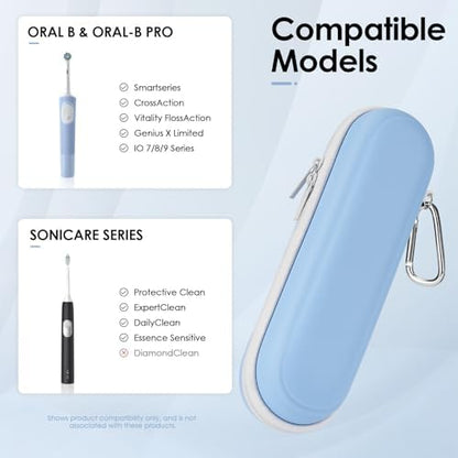 Electric Toothbrush Case Compatible with Oral B/Oral-B Pro/Philips Sonicare