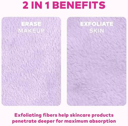 The Original Makeup Eraser 7-Day Set, Erase All Makeup With Just Water, Including Waterproof Mascara, Eyeliner, Foundation, Lipstick, Sunscreen, and More! Hello Kitty Pastel, 7 ct.