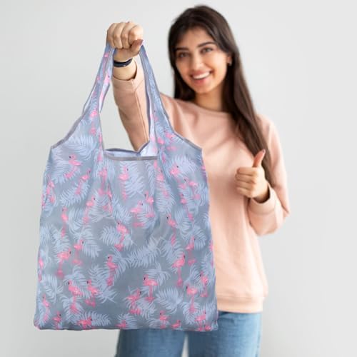 Paterr 50 Pack Reusable Grocery Bags Foldable Shopping Tote