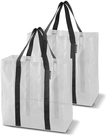CleverMade Storage Tote - 42L - Transparent (2PK)