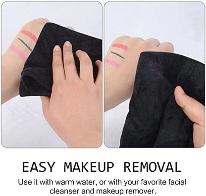 SINLAND Microfiber Facial Cloths Fast Drying Washcloth 12inch x 12inch Absorbent Face Wash Cloth Soft Makeup Remover Cloths