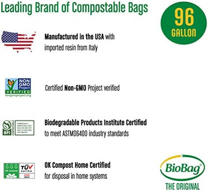 BioBag RegSHOP Certified Compostable Shopping Bags