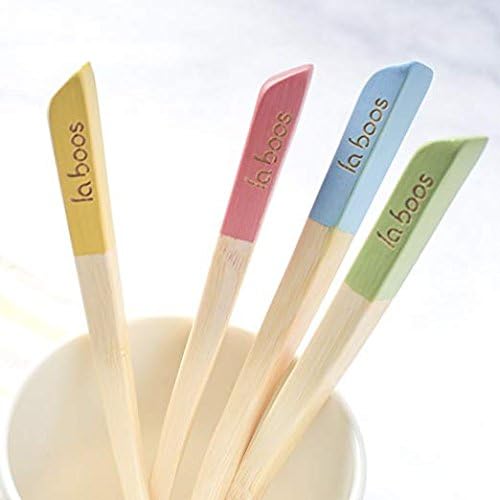 laboos Bamboo Manual Toothbrush, Soft Compact Bristle, Eco Friendly Biodegradable Wooden Toothbrush for Daily Use (4 Pack)