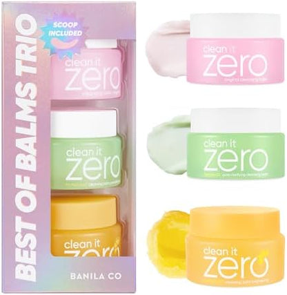 BANILA CO Clean it Zero Best of Balms Trio - 3-Balm Set (3 x 0.85 fl oz)