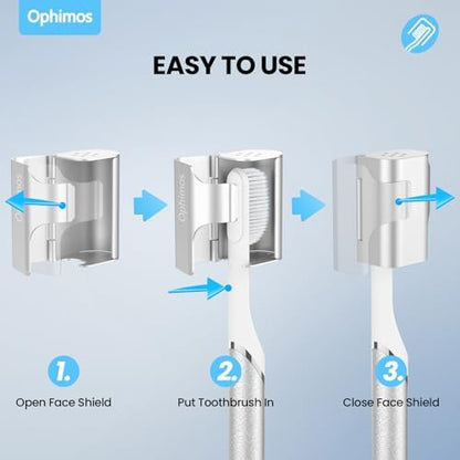 Aluminum Toothbrush Head Cover/Cap/Protector Case,Travel Toothbrush Covers