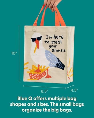 Blue Q Handy Tote Bag - Funny Reycled & Reusable Tote Bag