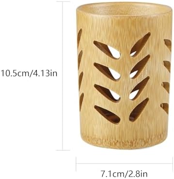 Leaf Shape Toothbrush Holder, Bamboo