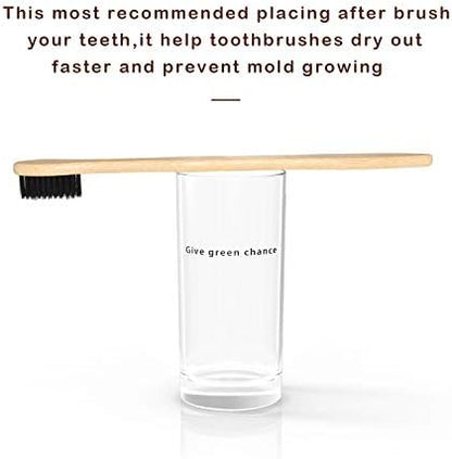 Virgin Forest Bamboo Toothbrushes 10pk, Soft BPA Free Biodegradable