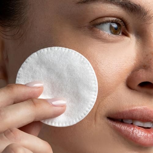 Cliganic Premium Cotton Rounds for Face, Makeup Remover Pads, 600 Count
