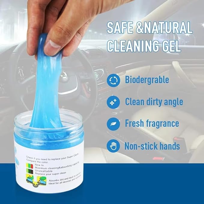 Car Cleaning Gel Compatible with Hyundai Matrix, 200g Detailing Putty for Auto Vents, Dashboard, Cup Holders - Reusable Multifunctional Dust Remover,200g*1