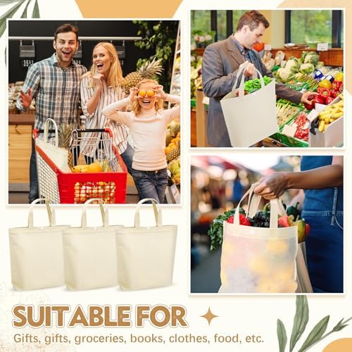 Paterr 100 Pcs Reusable Shopping Bags Bulk