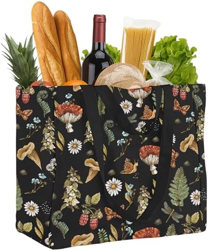 Miss Adola Cute Extra Large Canvas Grocery Tote Bag