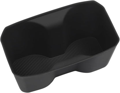 Armrest Box Rear Water Cup Mat Suitable for 2016-2023 Toyota Tacoma Rear Storage Silicone Case Interior Modification Accessories(Armrest Box Rear Water Cup Mat)