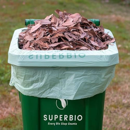 SUPERBIO 96 Gallon Compostable Yard Waste Bags