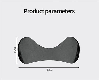 Memory Foam Car Seat, Car Lumbar Support Pillow Tailbone Support Cushions, Back Pad Massager Waist Cushion for Car Seat, Office Chair(1 Wine red)