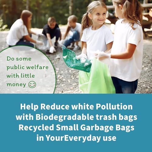 Small Trash Bags 1.2 Gallon - 120 Count Compost Bags