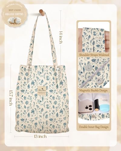 Miss Adola 2 Pack Corduroy Tote Bag with Pouch for Women