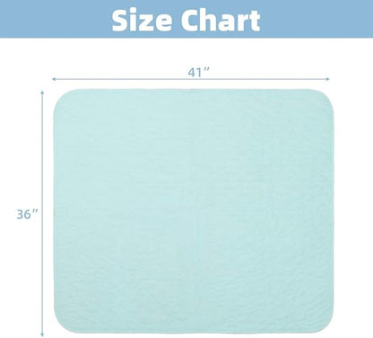 KOOLTAIL Washable Pee Pads for Dogs - Waterproof Dog Mat Non-Slip Puppy Potty Training Pads, Reusable Whelping Pads for Dog Crate PlayPen