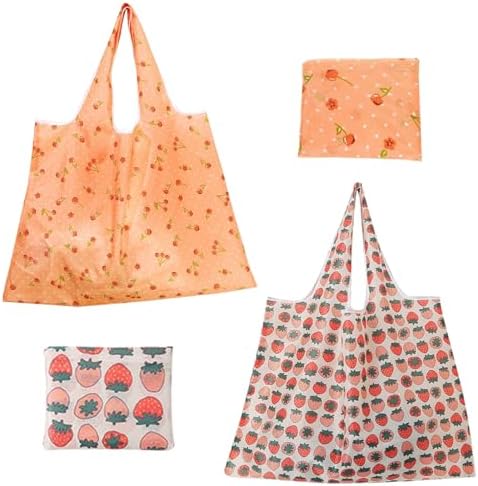 ZooviHyvi Extra Large 50lbs Foldable Reusable Shopping Bags kitchen reusable grocery bags Washable Polyester Bags in Pocket