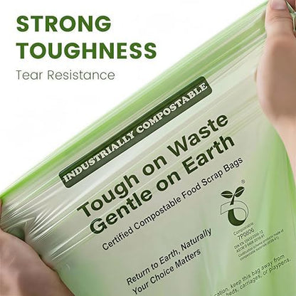 Compostable Bags, 13 Gallon, 128 Count, 49.2 Liter