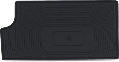Car Wireless Charger Silica Gel Pad Suitable for 2016-2023 Toyota Tacoma Mobile Phone Charging Non-Slip Mat Interior Modification Accessories (Wireless Charger Pad -Not a Charging Device)