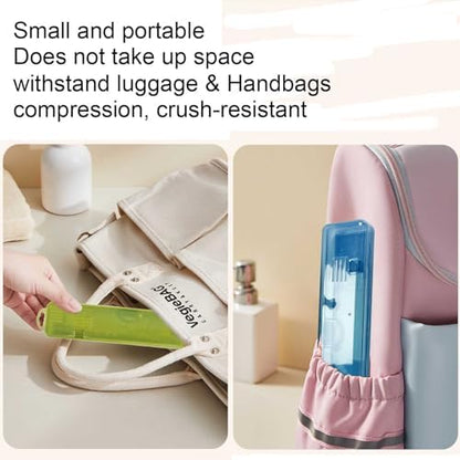 2 Packs Toothbrush Travel Case, Breathable Toothbrush Travel Holders