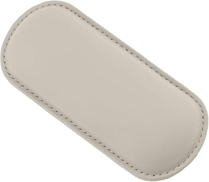 Car Center Console Knee Leg Elbow Cushion Pad, Soft Leather Door Armrest Foot Care Thigh Support Comfort Pillow, Auto Interior Accessories for Knee Pain Relief (Beige)