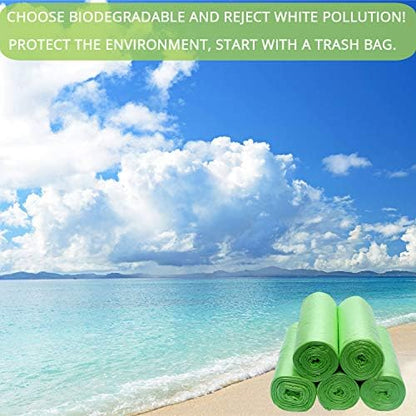 Compostable 3 Gallon Trash Bags, 100 Count