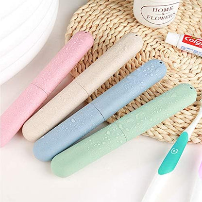 4 Pack Travel Toothbrush Case, Portable Breathable Toothbrush Holder Cases