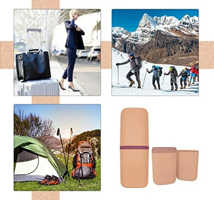SietDESEO Travel Toothbrush Holder, Toothbrush Travel Case Portable Toothbrush Travel Container Travel Toothbrush & Toothpaste Holder for Camping School Business Trip Bathroom