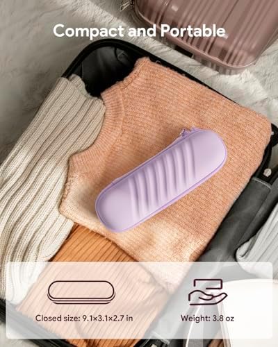 SQERO Electric Toothbrush Case for Oral-B Pro/iO/Philips Sonicare, Waterproof Traveling Toothbrush Storage Bag with Mesh Pocket Covers Protection