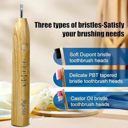 Electric Bamboo Toothbrush Sonic Toothbrush