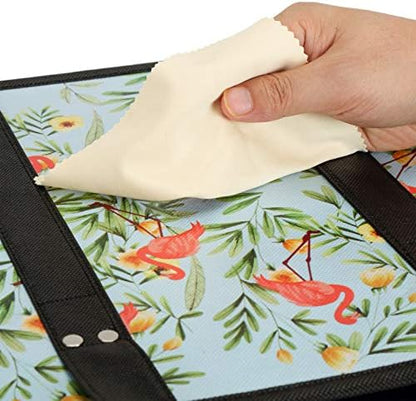 Foraineam Reusable Grocery Bags Set Durable Heavy Duty Tote Bag Collapsible Grocery Shopping Box Bag with Reinforced Bottom